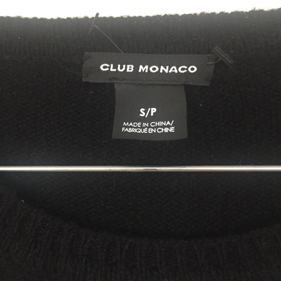 CLUB MONACO Linzy Sweater, Black, S/P - Picture 5 of 5